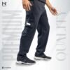 Black Baggy Cargo Sweatpants