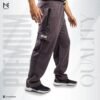 Coffee Baggy Cargo Sweatpants