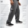Grey Baggy Cargo Sweatpants