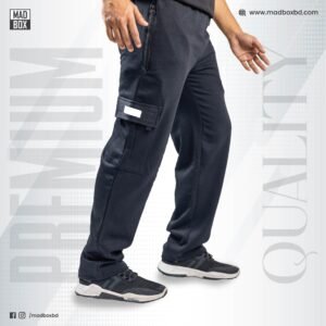 Black Baggy Cargo Sweatpants
