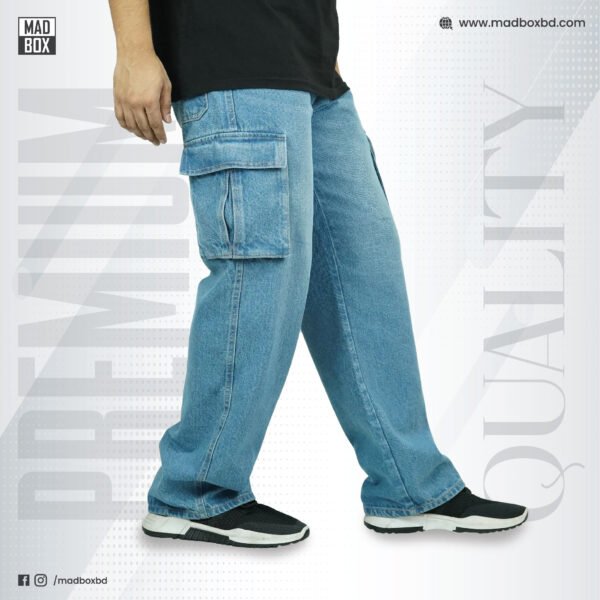 Denim 6 Pocket Baggy Sky