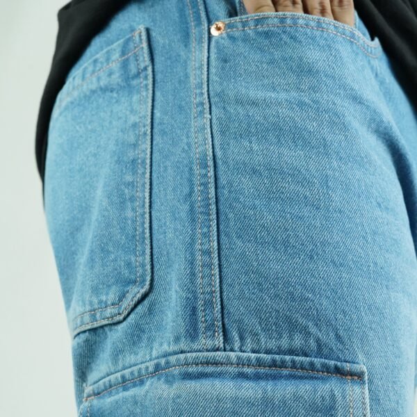 Denim 6 Pocket Baggy Sky
