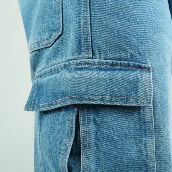 Denim 6 Pocket Baggy Sky