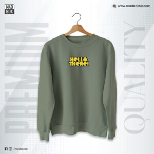 Sweatshirt Olive Hello