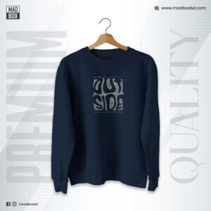 Sweatshirt Navy Outside