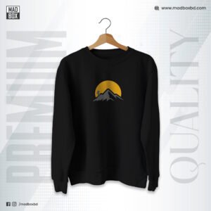 Sweatshirt Black Mountain