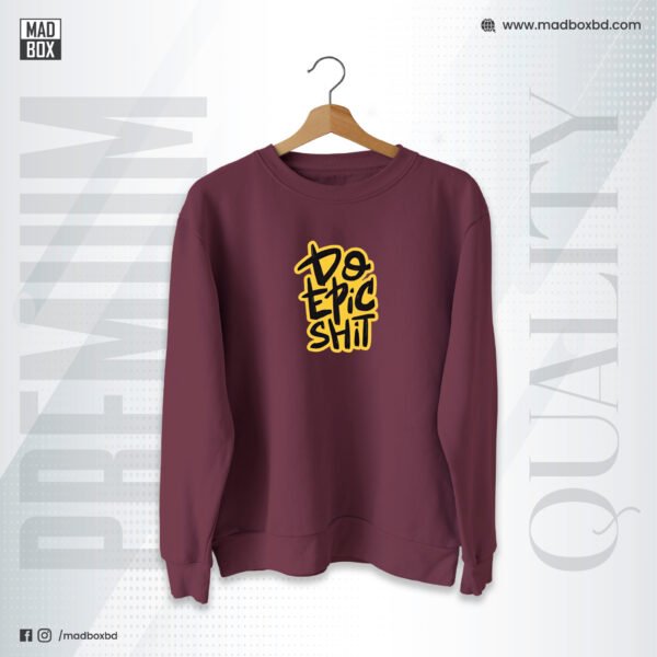 Sweatshirt Maroon Do Epic