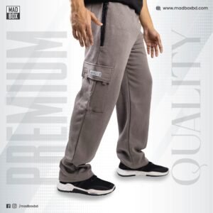 Light Brown Fleece Baggy Pants