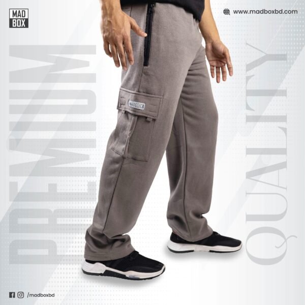 Light Brown Fleece Baggy Pants