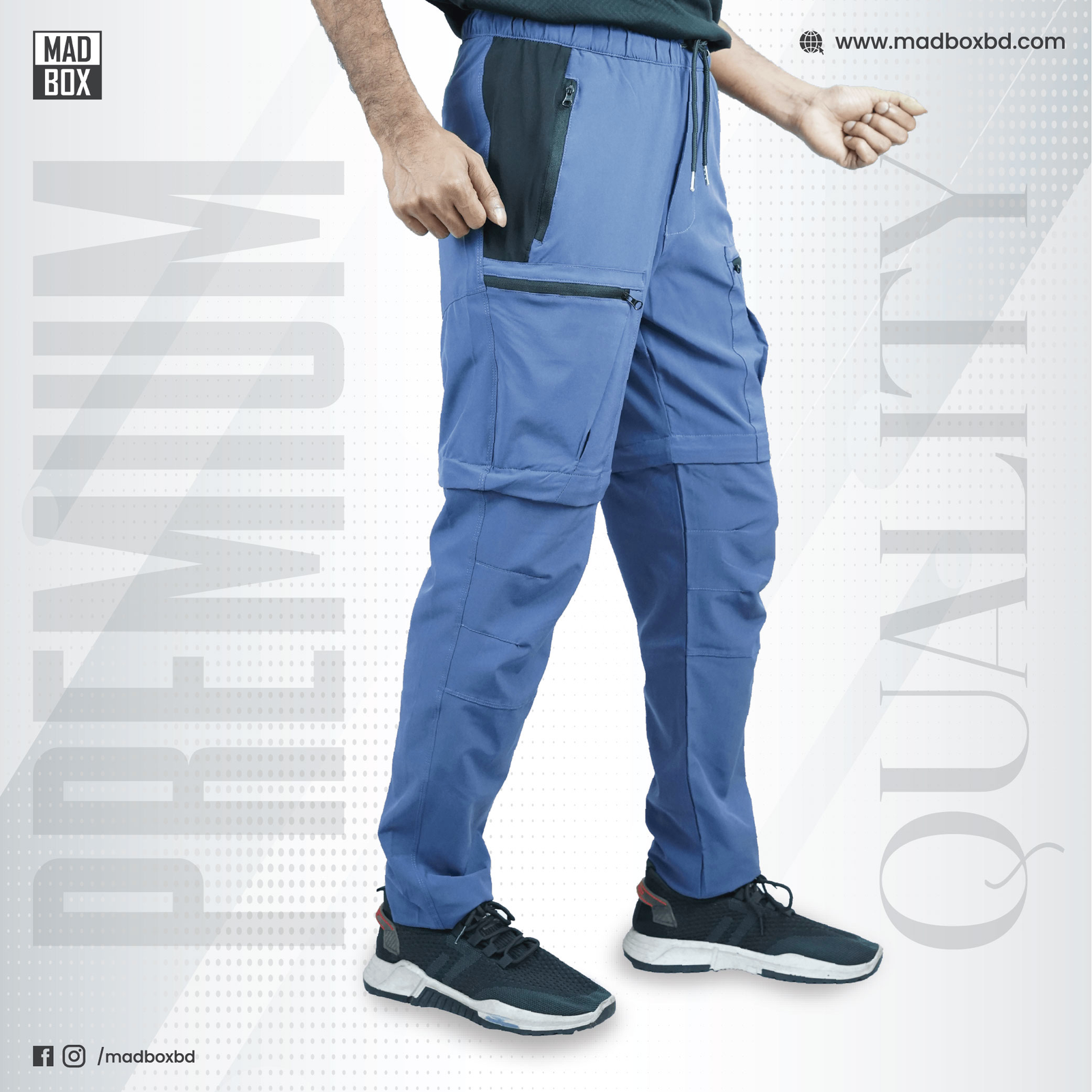 Quick Dry 2 in 1 Air Force Blue