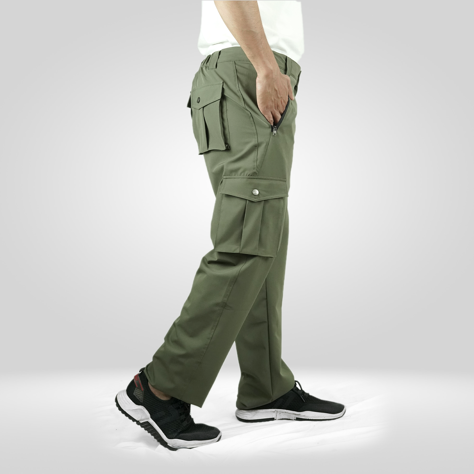 Quick Dry 6 Pocket Olive