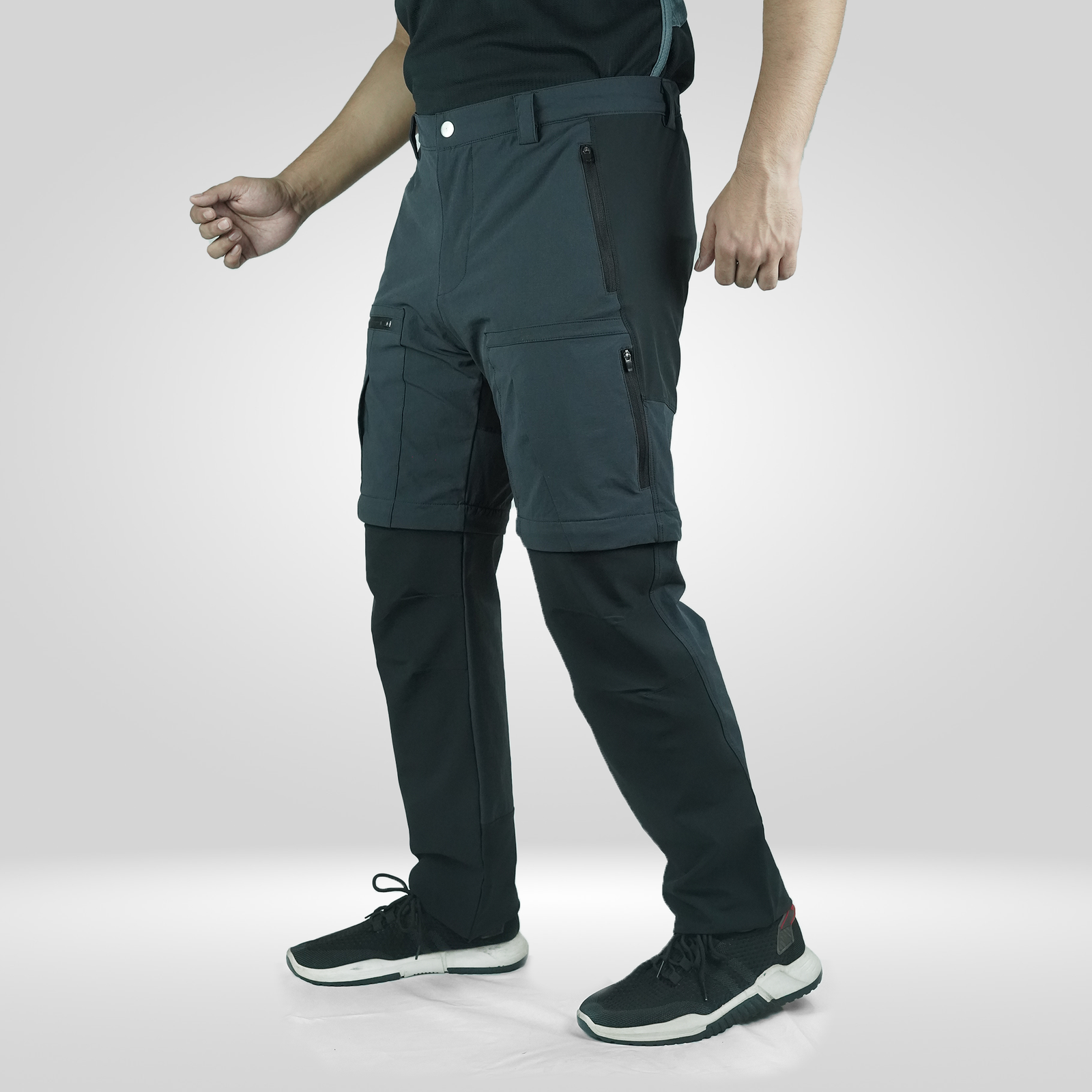2 in 1 Navy Black Contrast